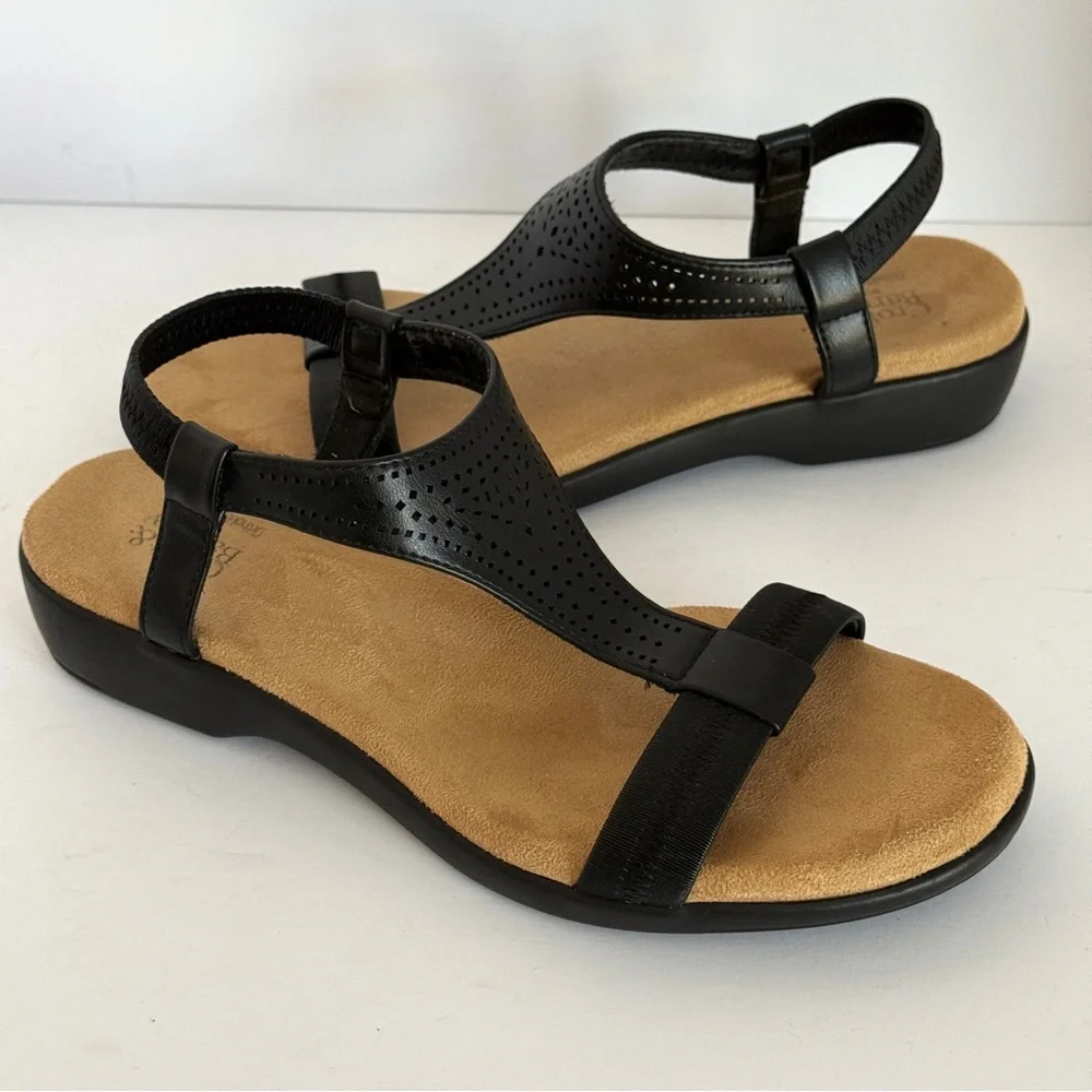 Croft & Barrow Lorelai Women's Comfort Flat Strappy Sandals Size 7